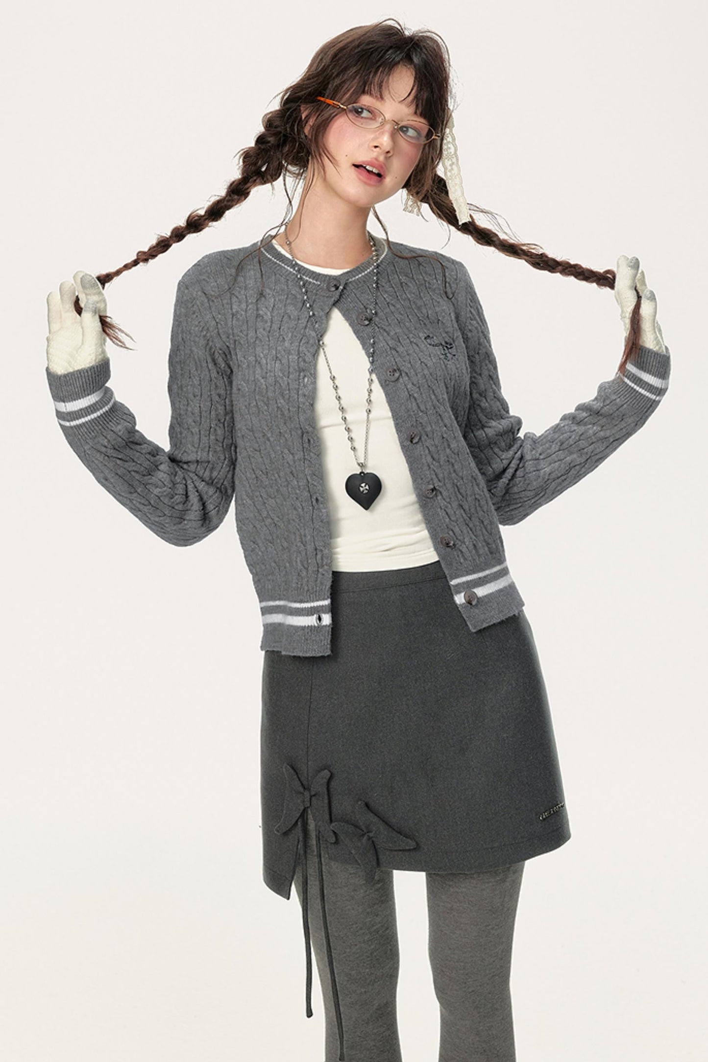 Solid Color Butterfly Skirt