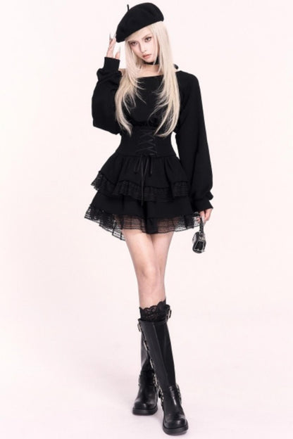 Hot Japanese Sweetheart Lace Skirt