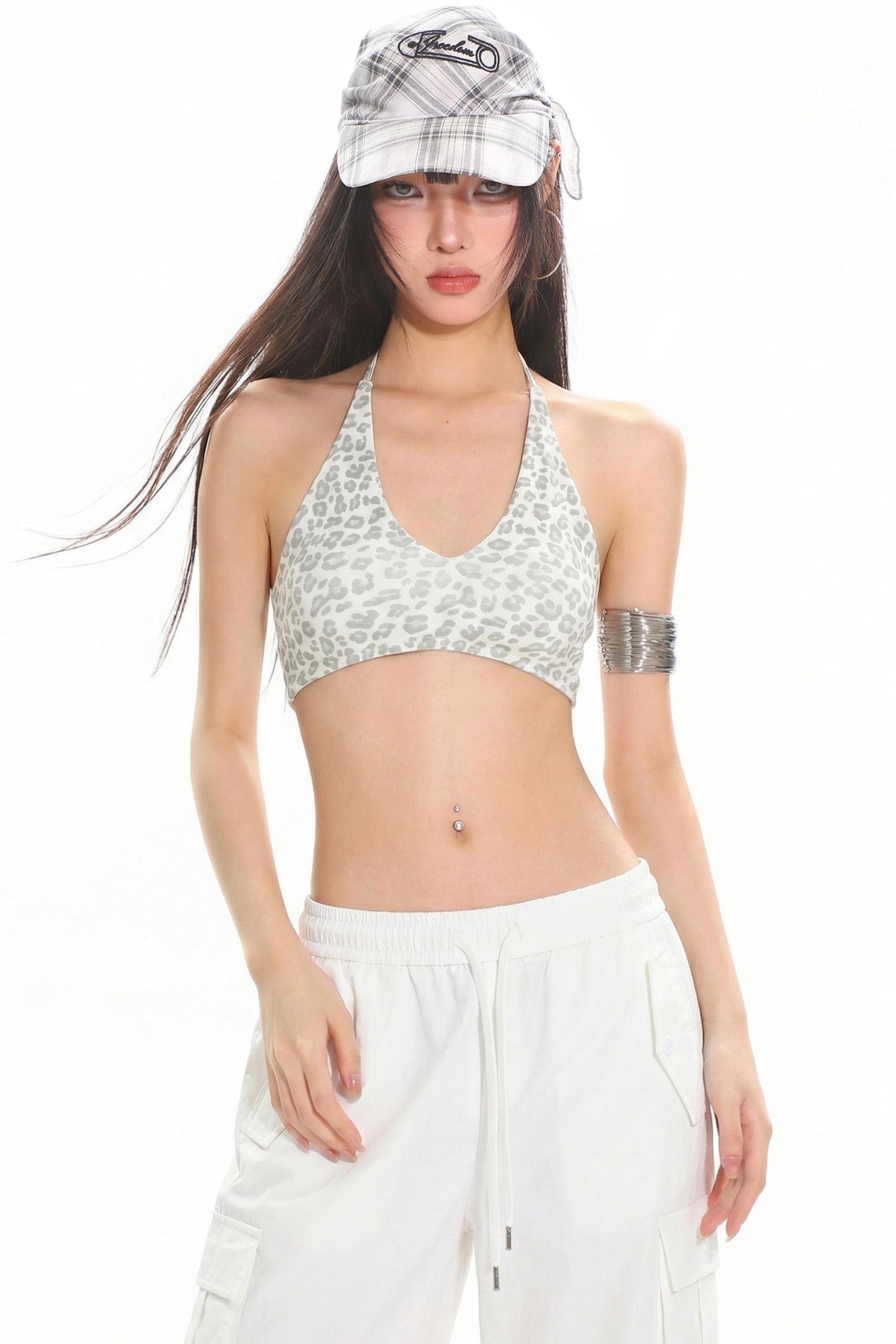 Leopard Print Halter Top