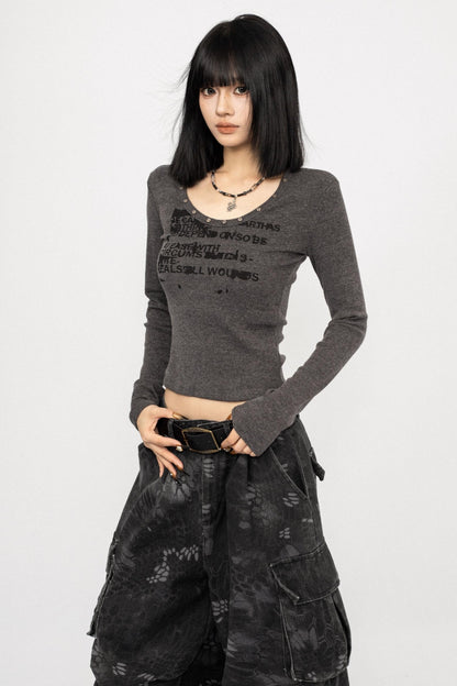 American Vintage Spice Girl Long Sleeve T-Shirt