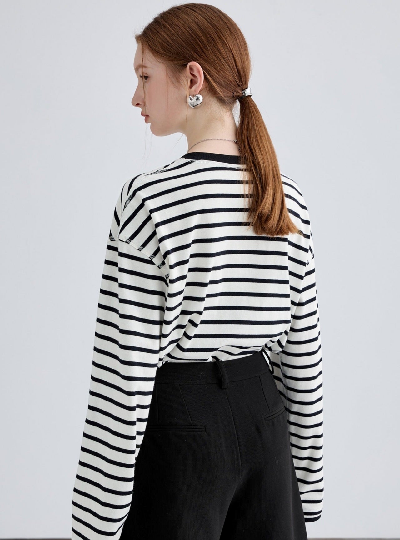 Loose Casual Long Sleeve Top