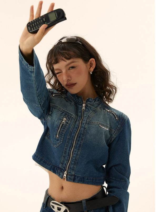 American vintage denim clothing