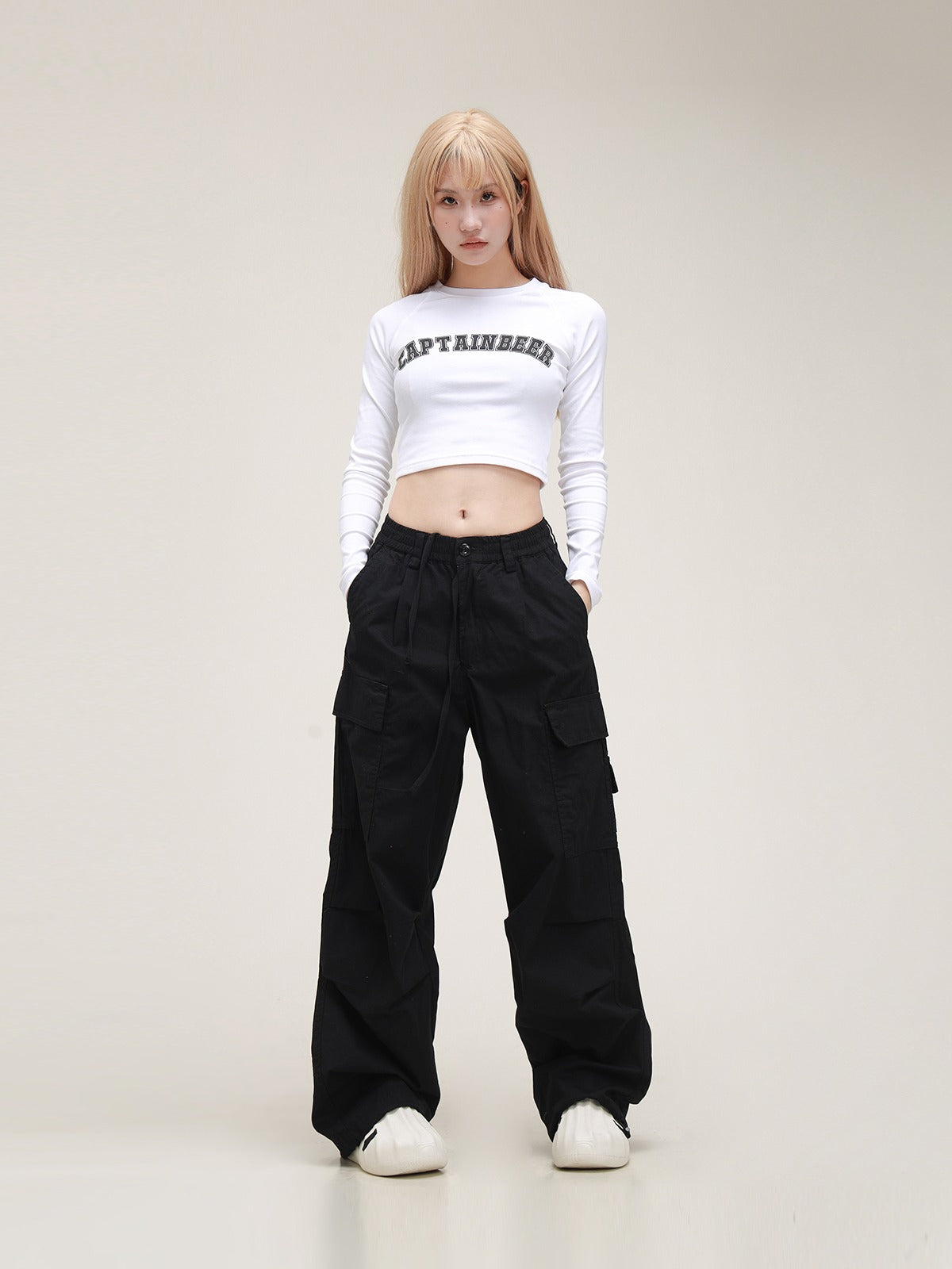 Maillard Straight-leg Loose Casual Pants