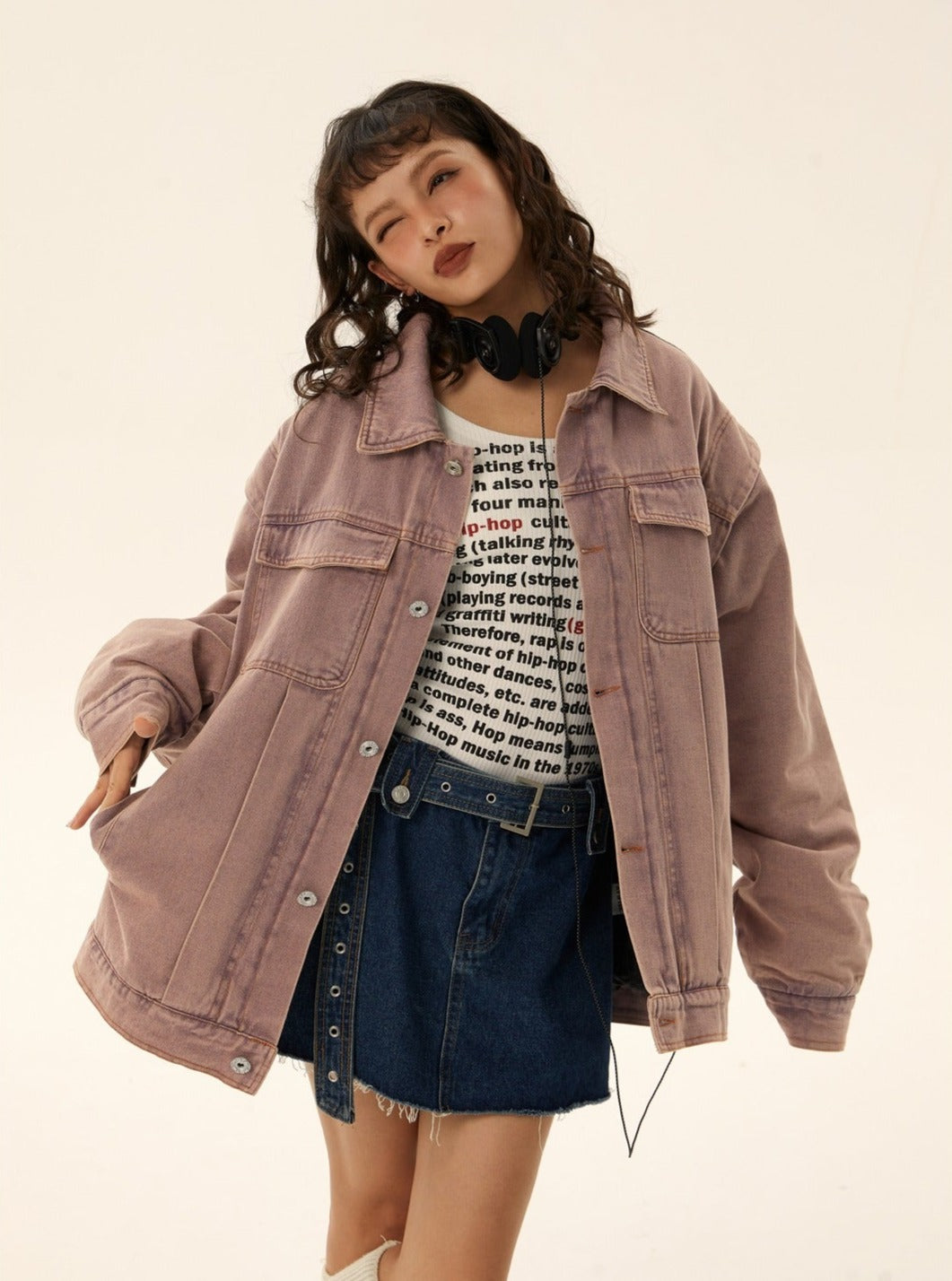 New Long-sleeved Loose Casual Cotton Jacket