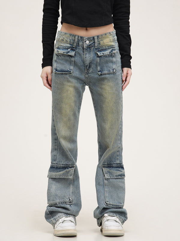 American High Street Pocket Jeans Pants
