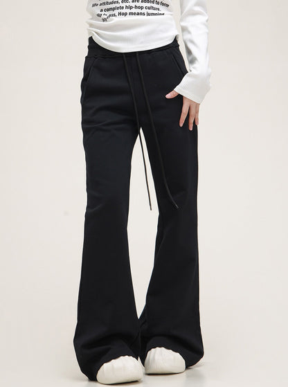 American Casual Pants Slim Slightly Flared Pants