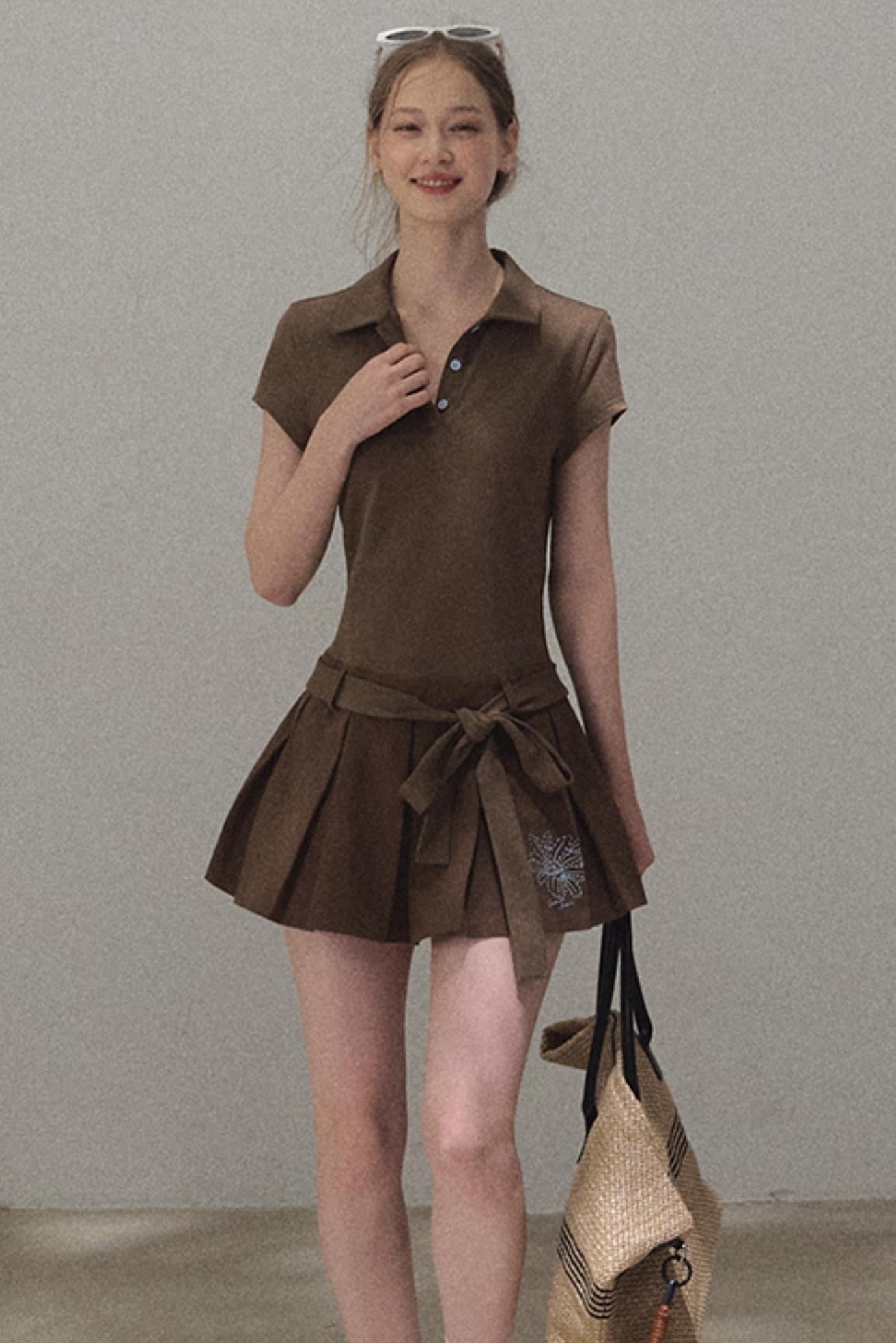 Cool Cotton Polo Skirt Set-Up