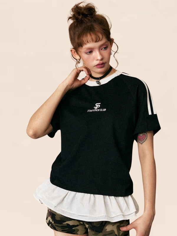 American Bar Stripe Short Sleeve T-Shirt