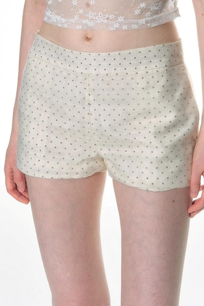 Nap Dot Mesh Culottes Set-Up