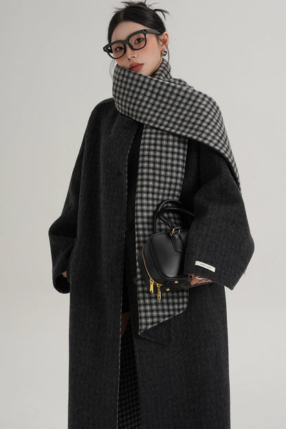 Classic Wool Tweed Coat