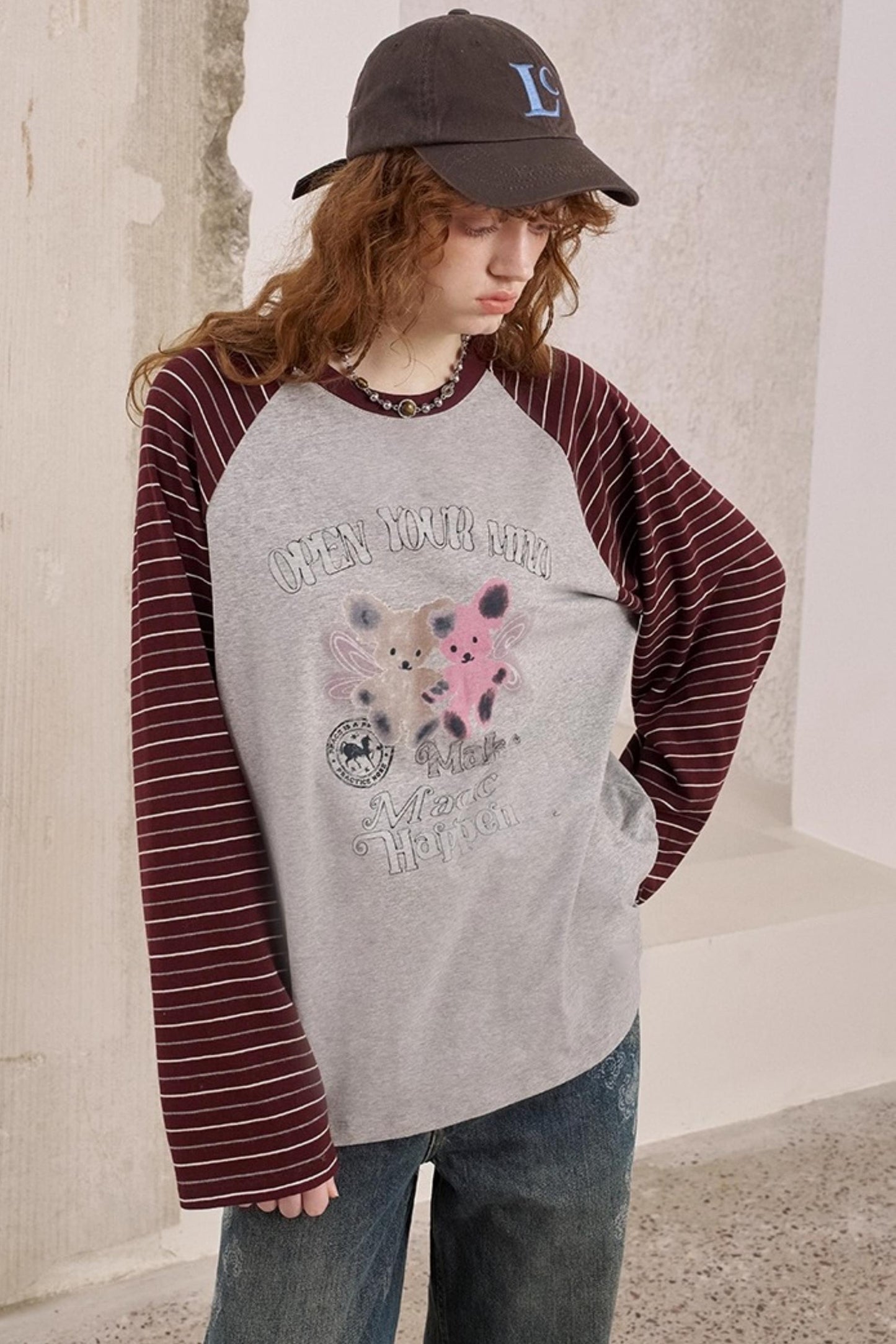 Two Bear Thin Striped Long Sleeve T-Shirt