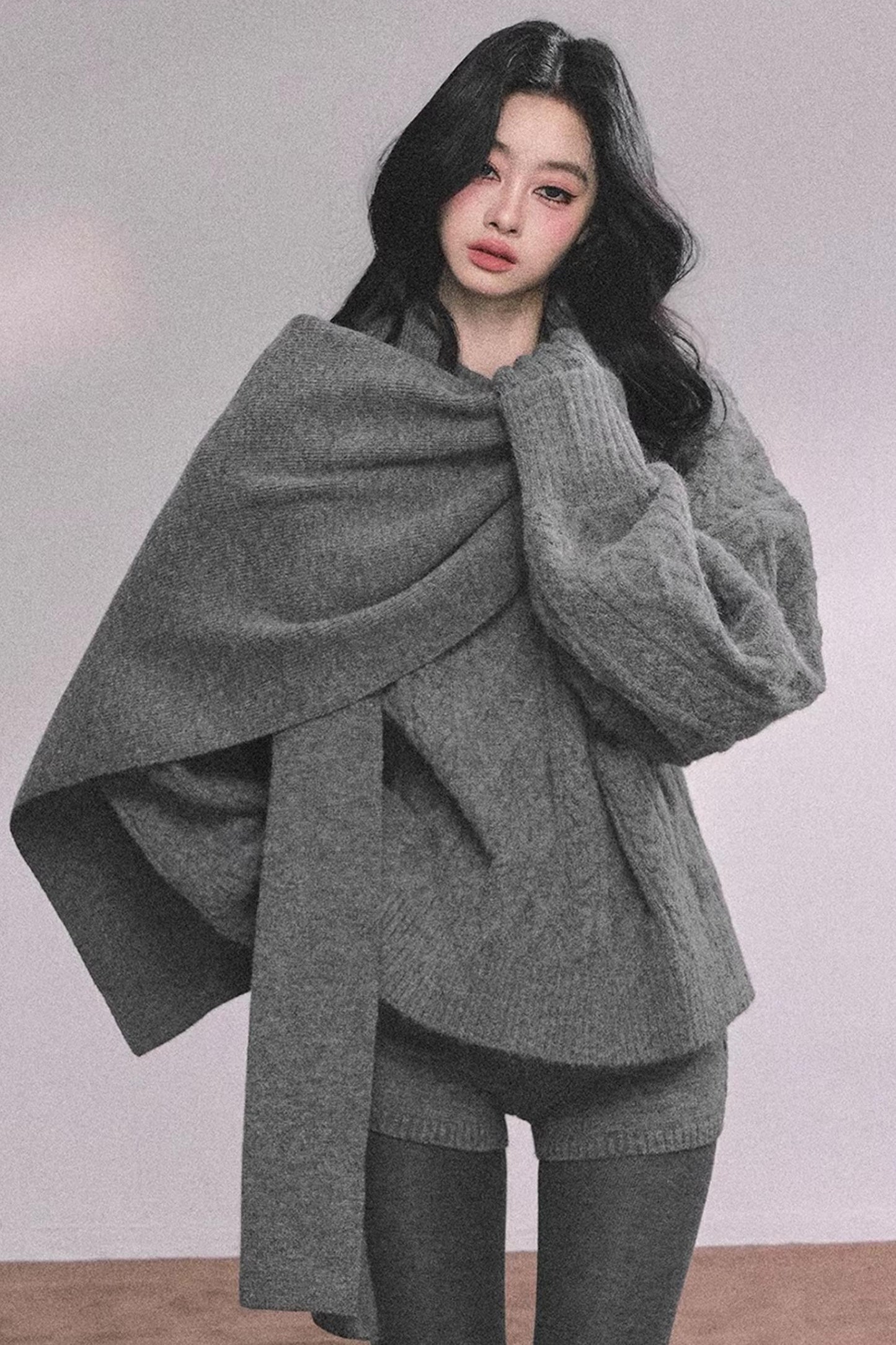 Zurich Knit Sweater Shorts Set-Up