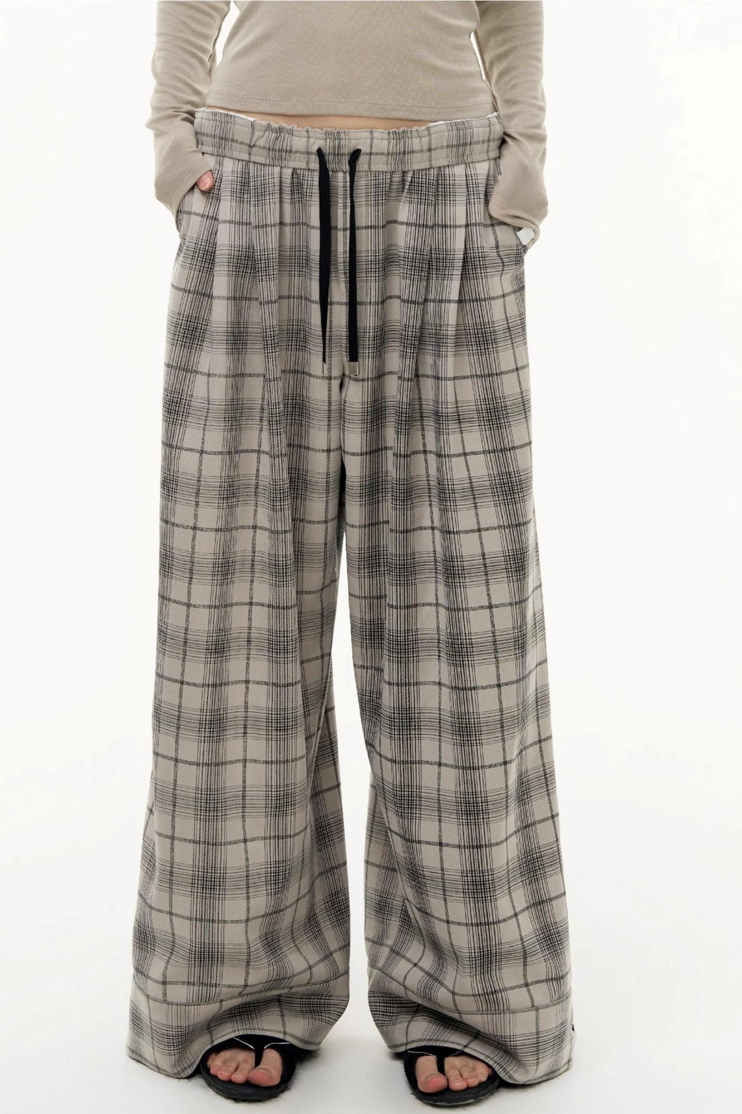 Vintage Wide-Leg Slacks