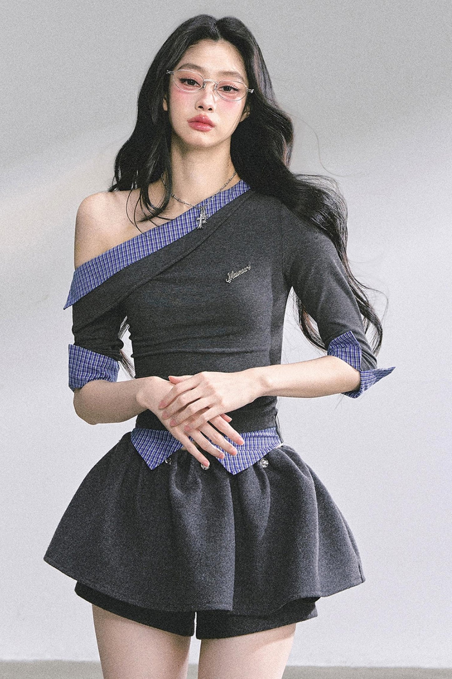 Gray Tone Striped T-Shirt