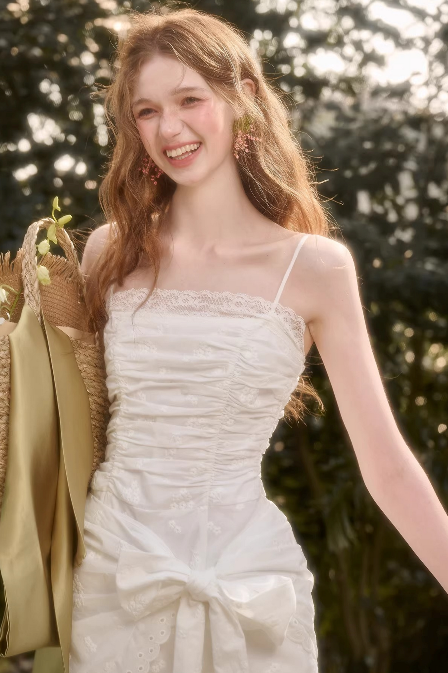 Minzwasser-Baumwollkleid