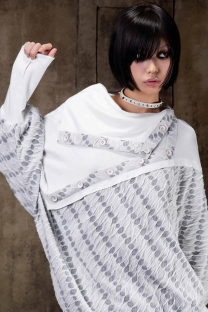 Stacked Collar Knit Top