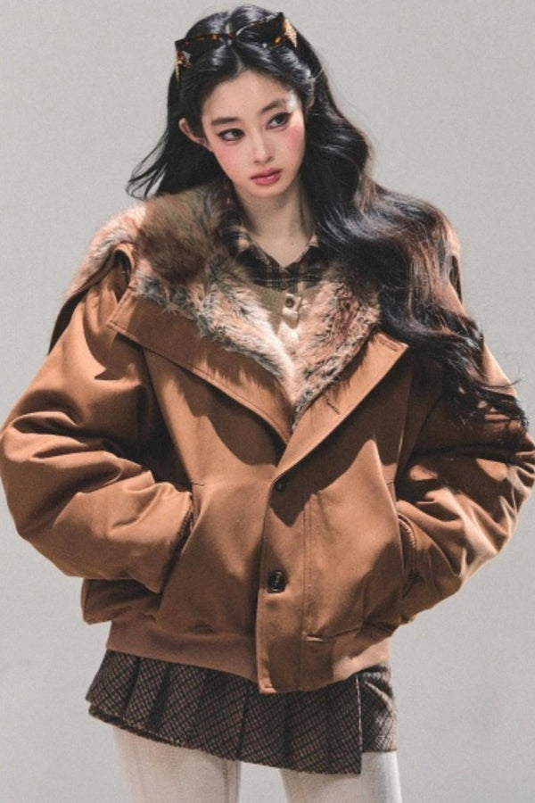 Plush Winter Padded Coat