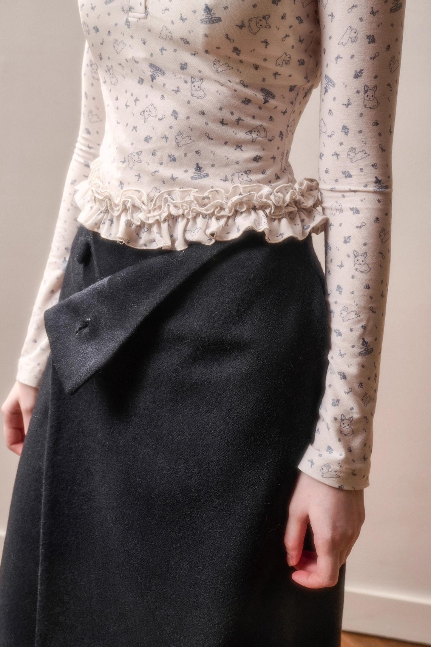 Milky Way Woolen Skirt