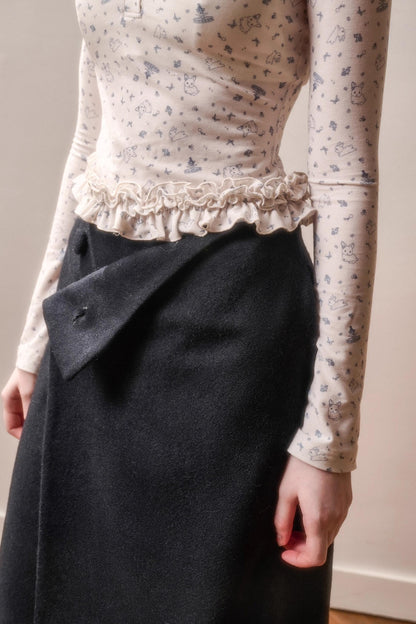 Milky Way Woolen Skirt