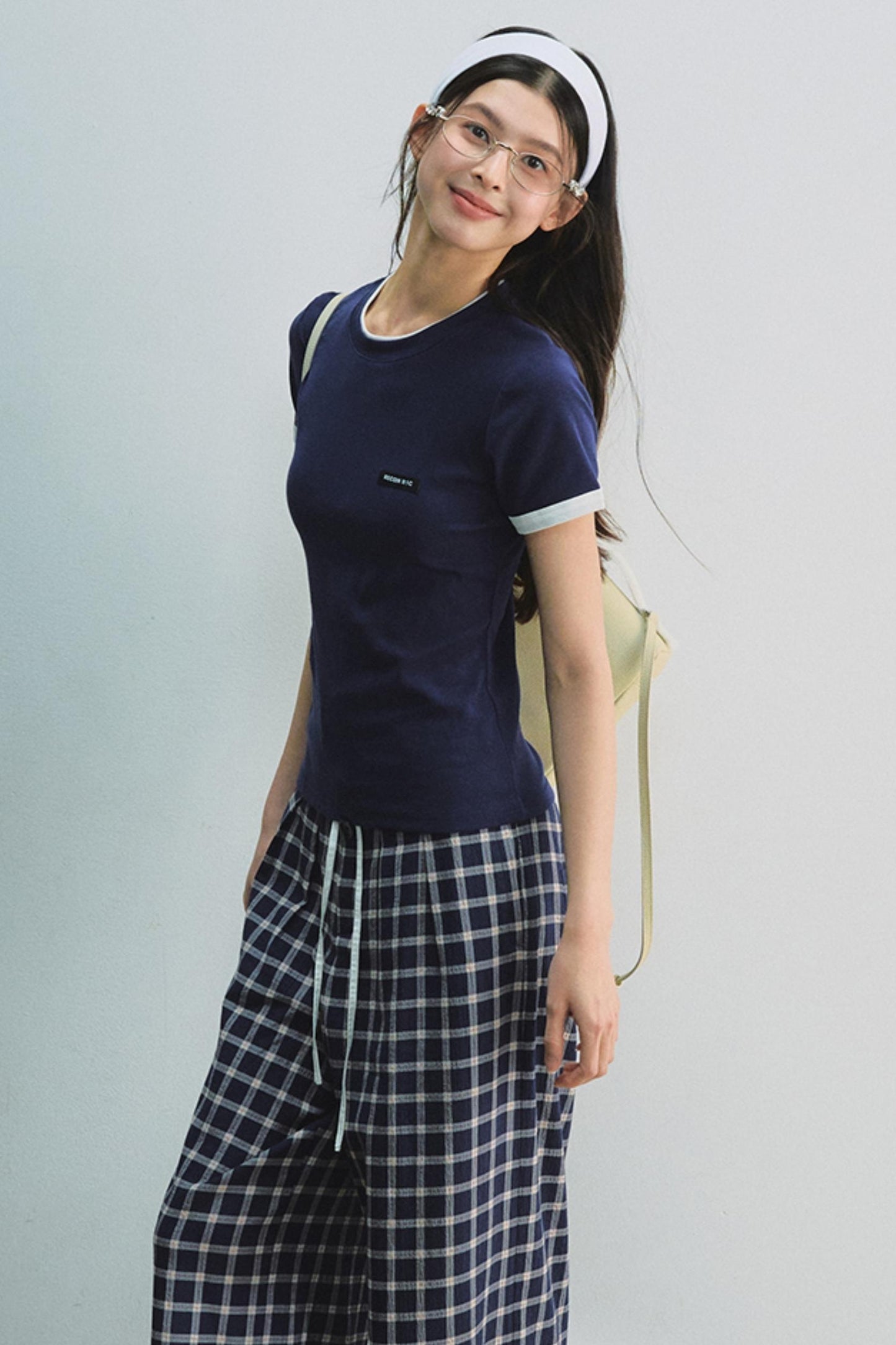 Miu Colorblock Waist Tee