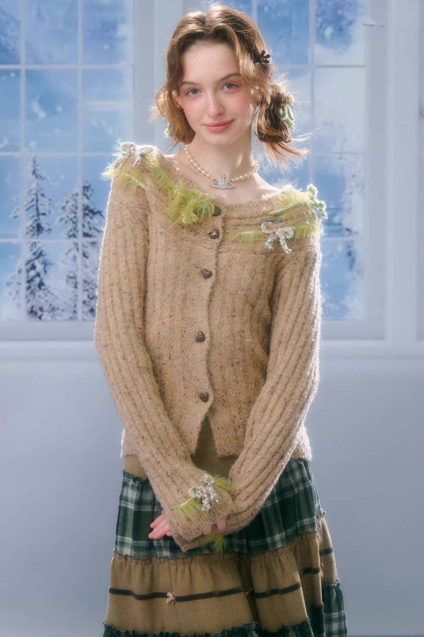 Mist Harbor Fleece Cardigan