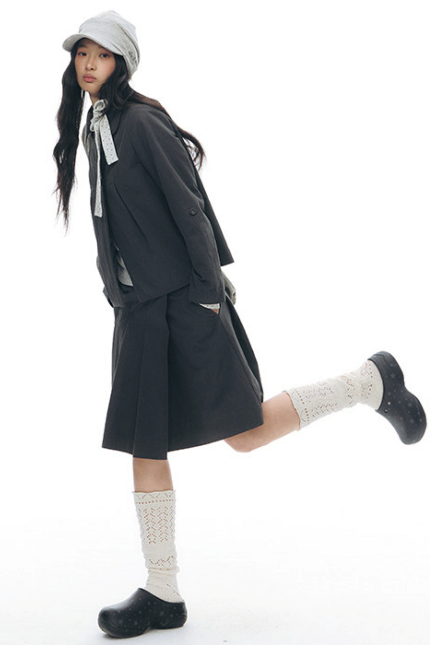 Retro Hooded Windbreaker Jacket