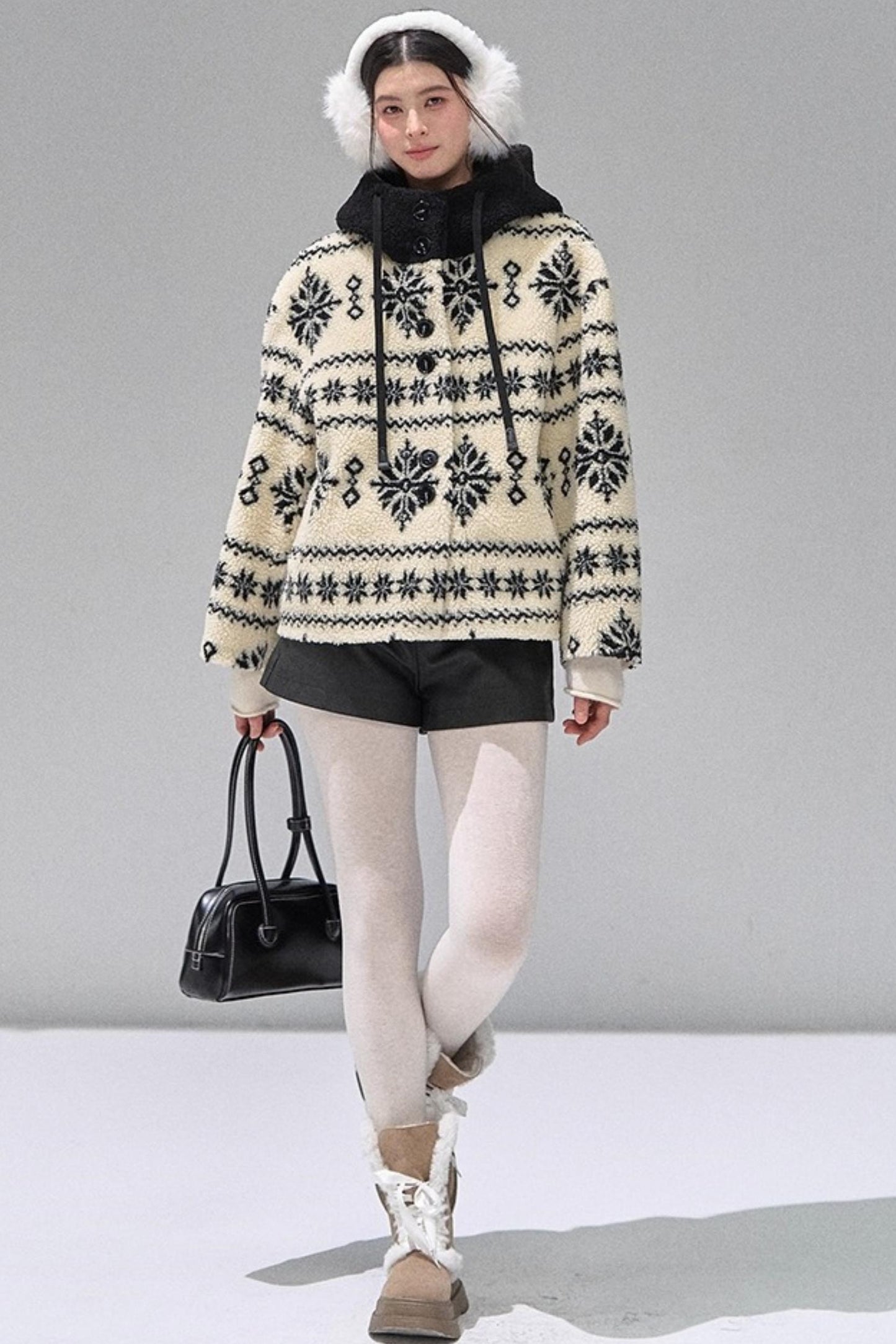 Thickened Hooded Fleece Jacket