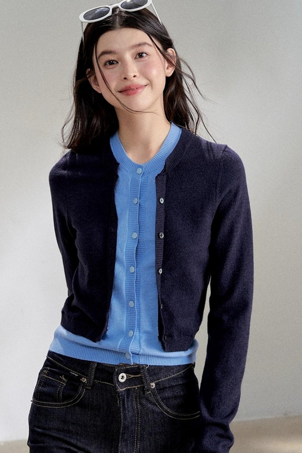 Yellow Knitted Cardigan