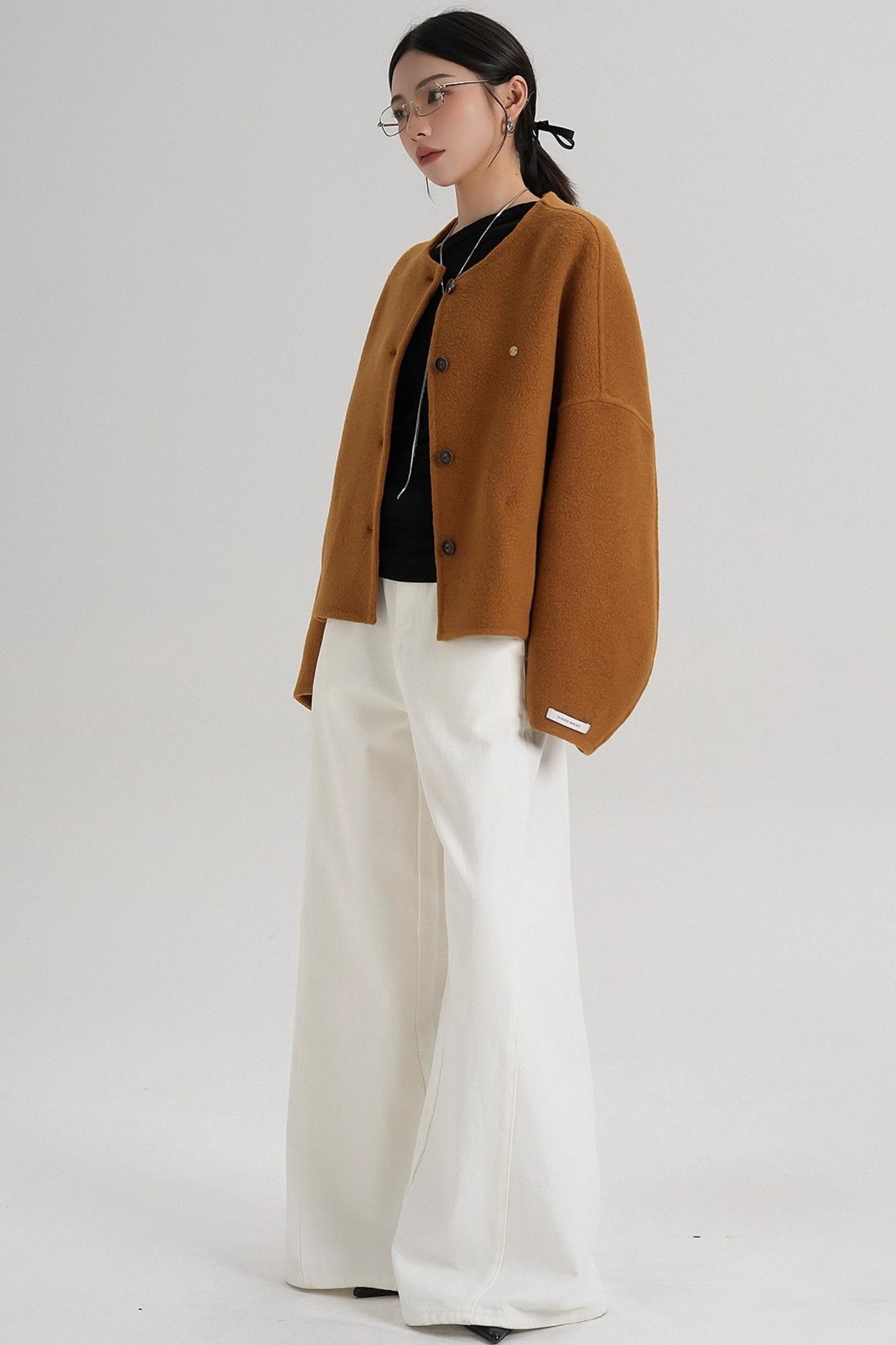 High Waist Wool Jacket