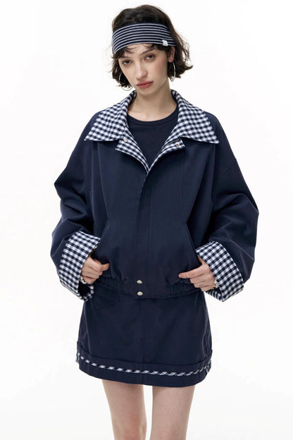 Salt Check Trench Coat Set-Up