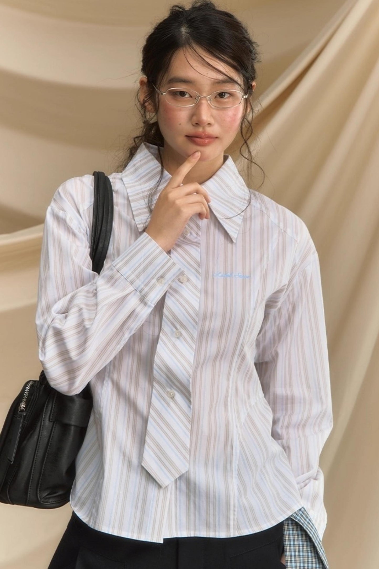 Slim Vertical Striped Shirt