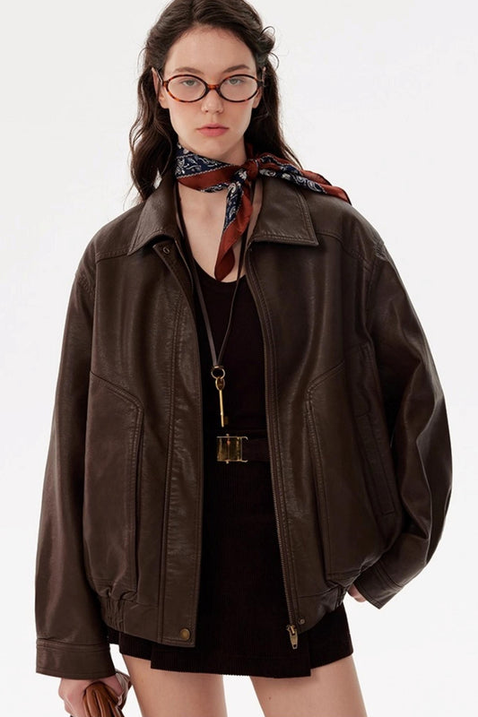 Handsome Street Leather Jacket