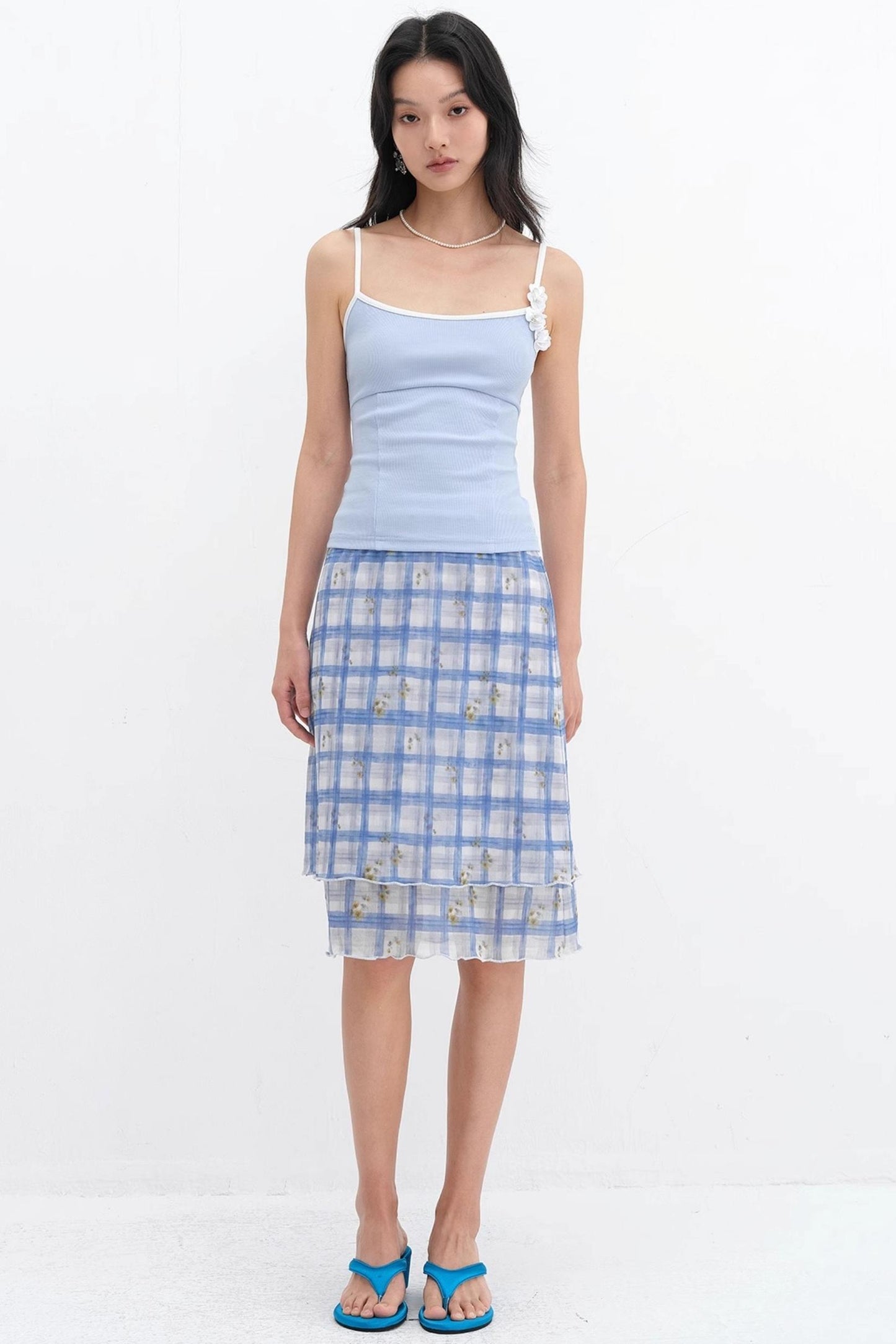 Sequin Wrap Camisole