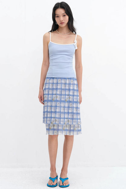 Sequin Wrap Camisole