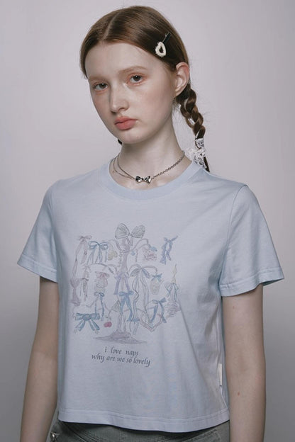 Original Bow Print  T-Shirt