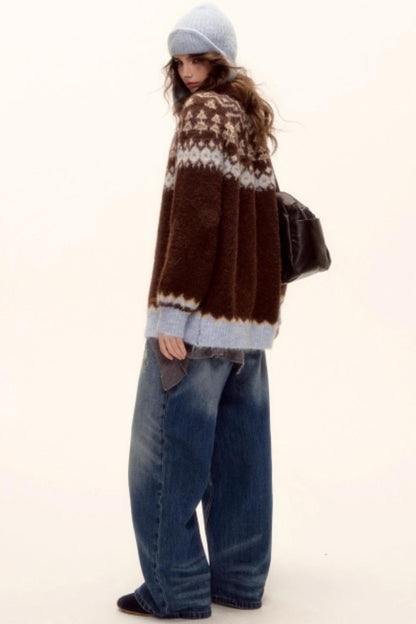 Wool Fair Isle Cardigan