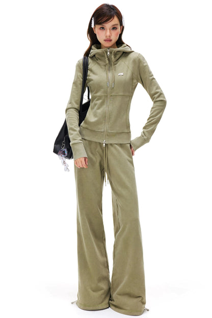 Double-Ended Zipper Jacket & Sweatpants Set-Up