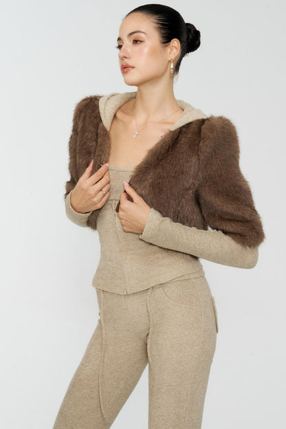 Girl Devil Horn Fleece Set-Up