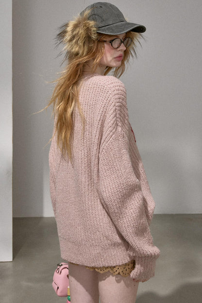 Cloud-Like Knit Pullover Sweater
