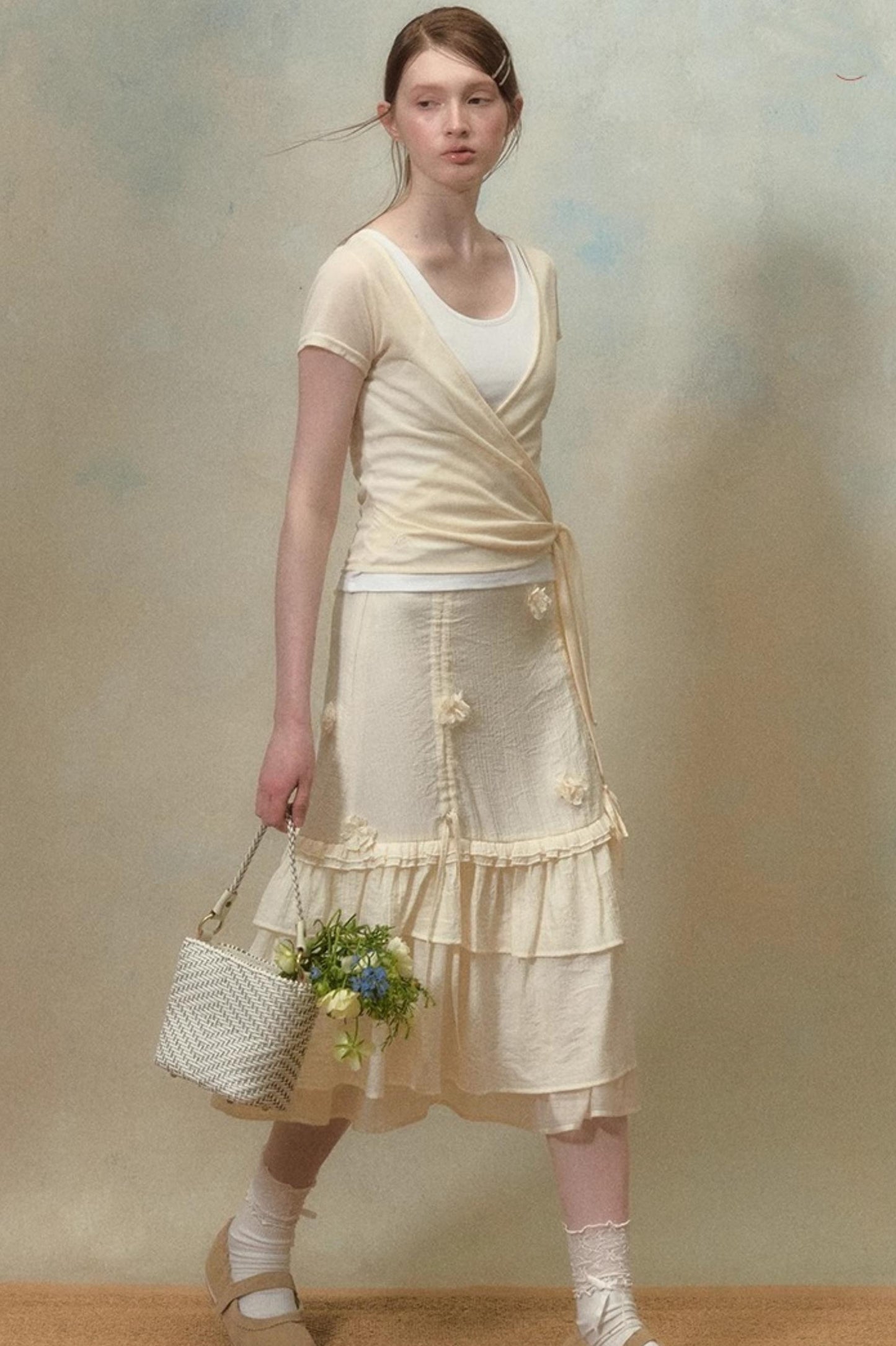 Fantasy Bustier Skirt With Suspenders Set-Up