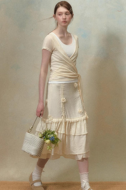 Fantasy Bustier Skirt With Suspenders Set-Up