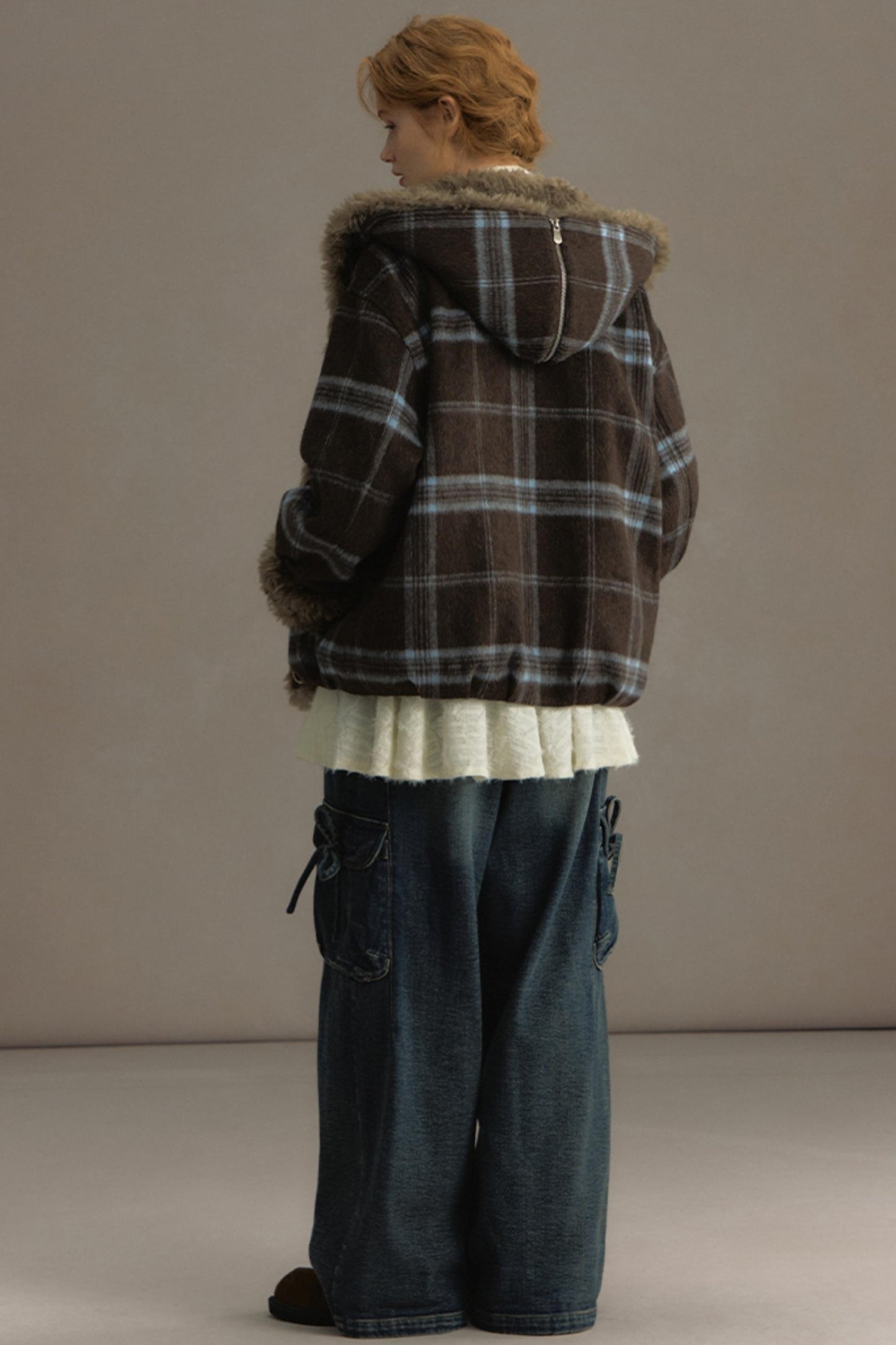 Sea Painter Navy Plaid Jacket