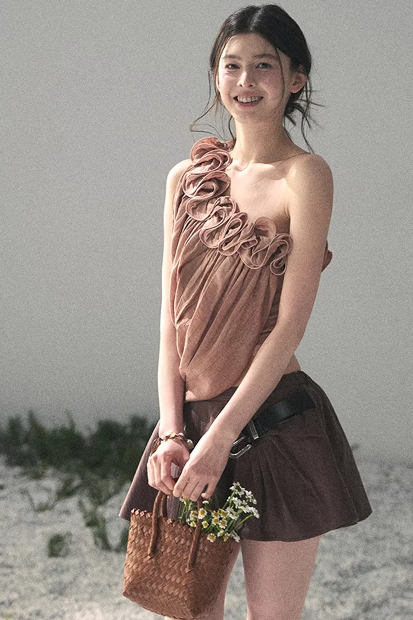 Ruffled Off-Shoulder Top