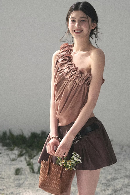 Ruffled Off-Shoulder Top