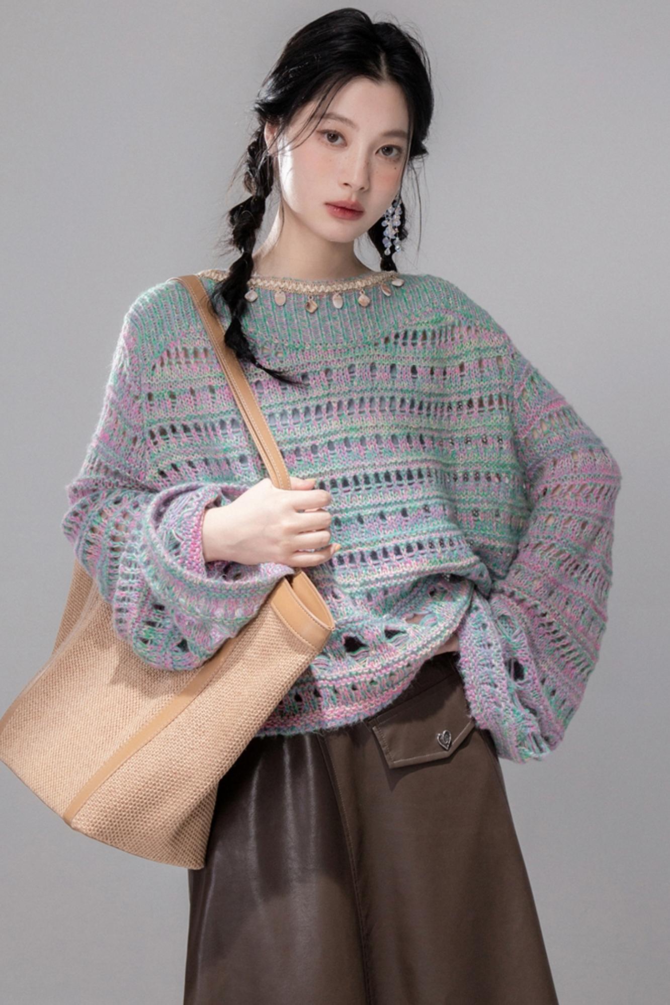 Rich Brown Leather Skirt