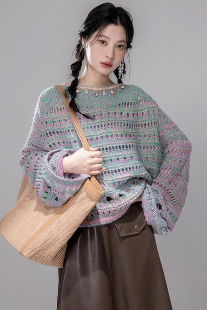 Rich Brown Leather Skirt