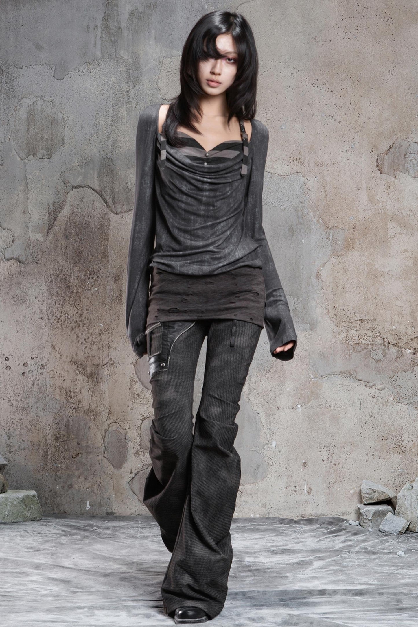 Retro Two-Piece Top Shirt Info