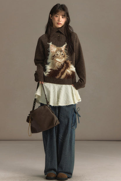 Soft Woolen Knitted Sweater Top