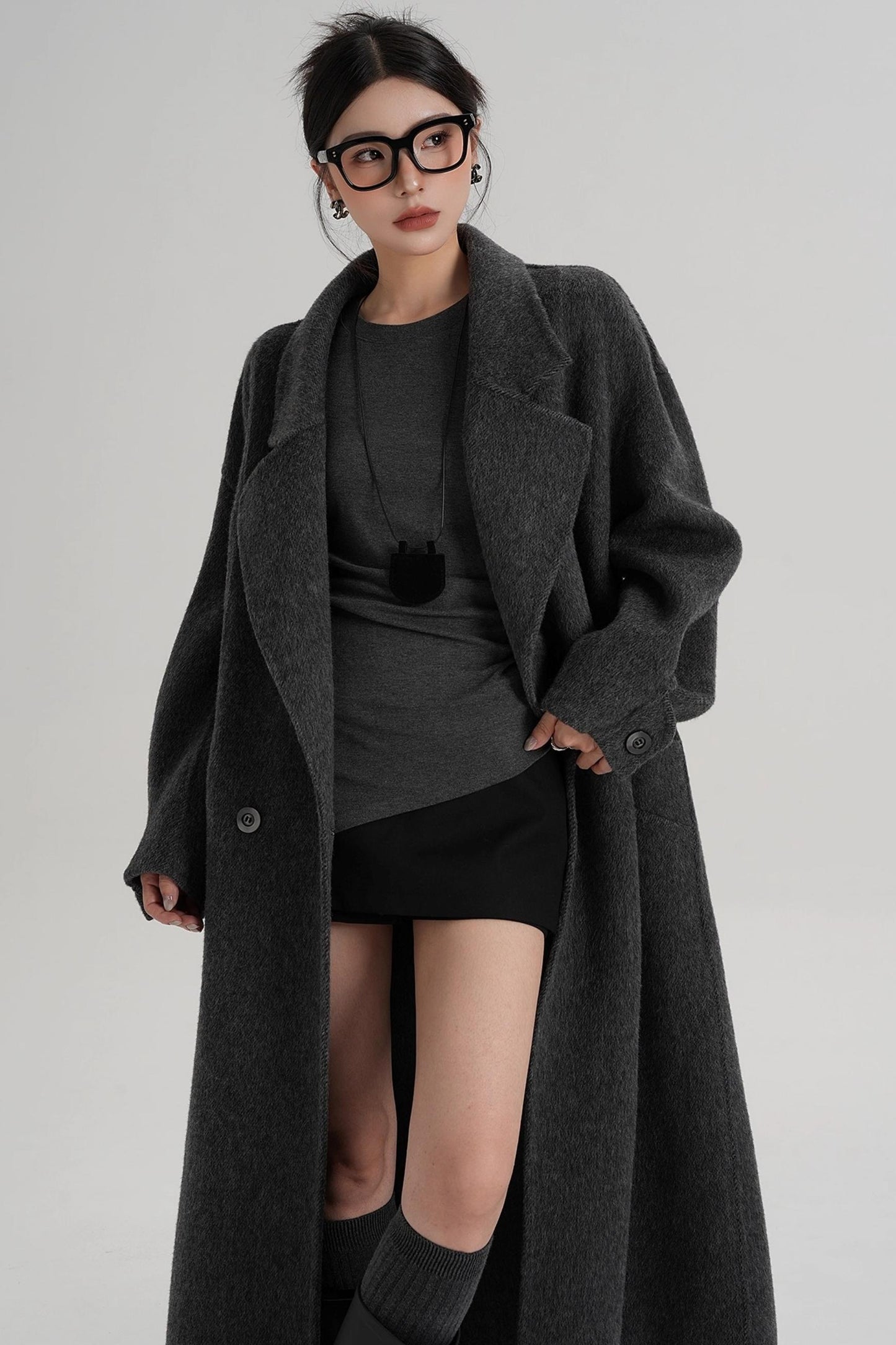 Temperament Wool Blazer Coat