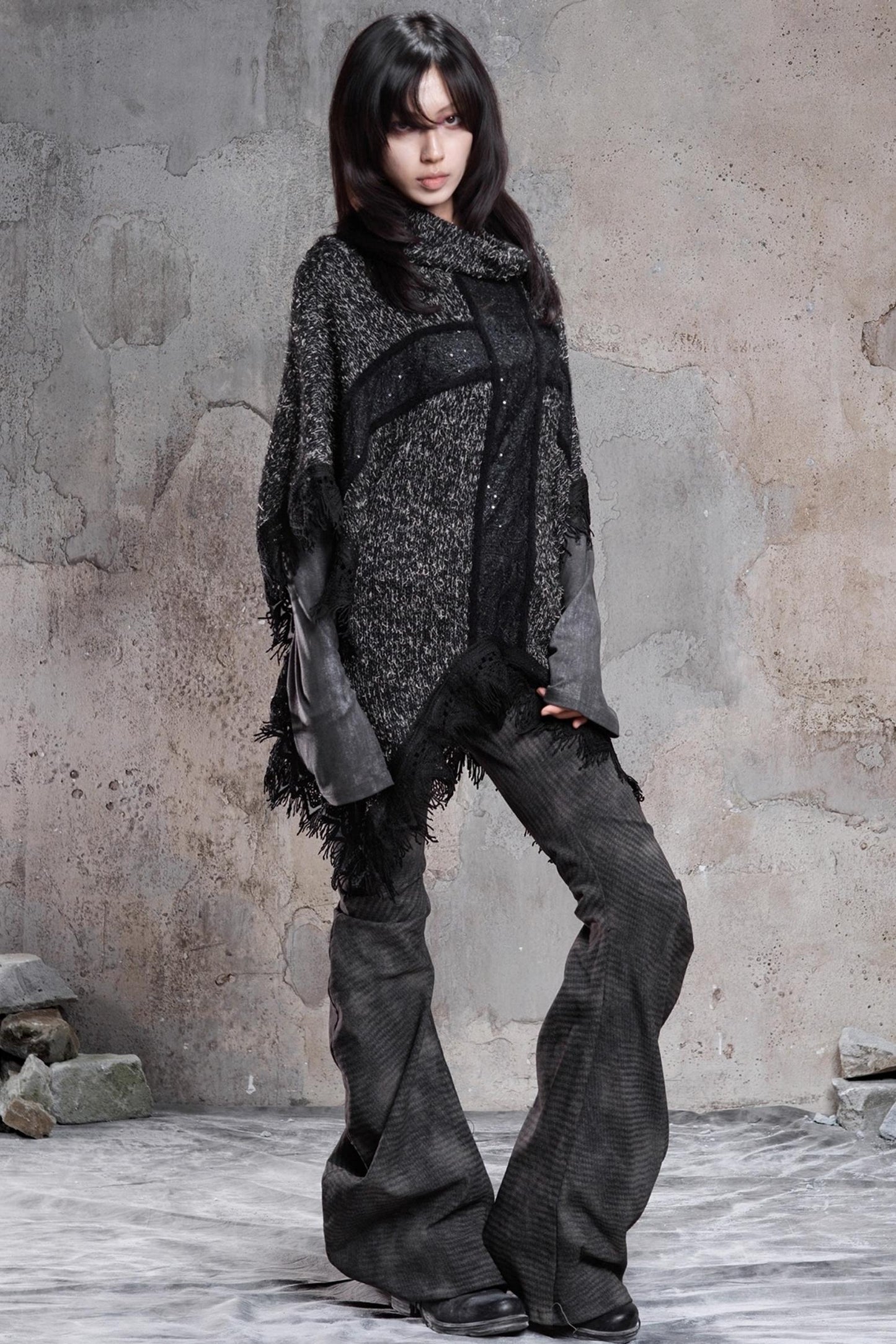 Retro Punk Cross Cloak